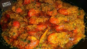 An image of chaka chingri bhuna