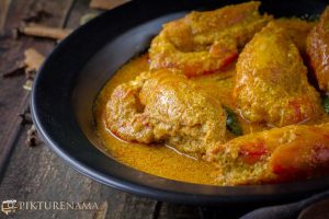 An image of cooked Galda-Chingri-Malaikari